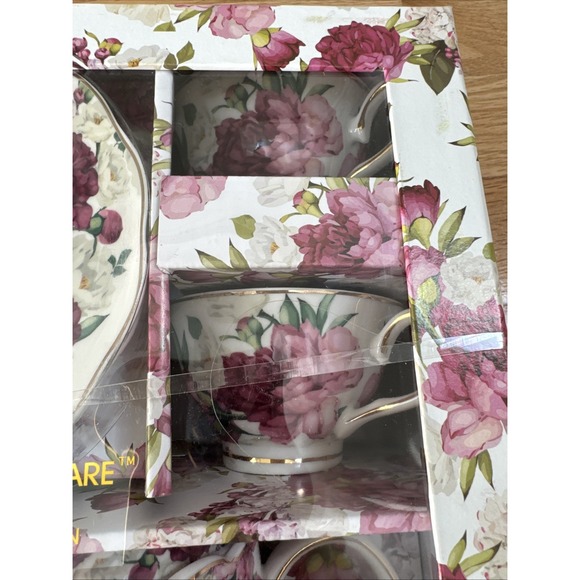 grace teaware Rose/Floral 7 Piece Gift Set - Picture 4 of 7